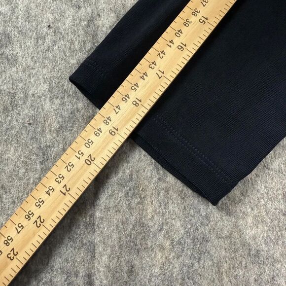 Chico's Travelers Cardigan Sweater Women's 2 Black Acetate Stretch Open Front - Picture 7 of 8